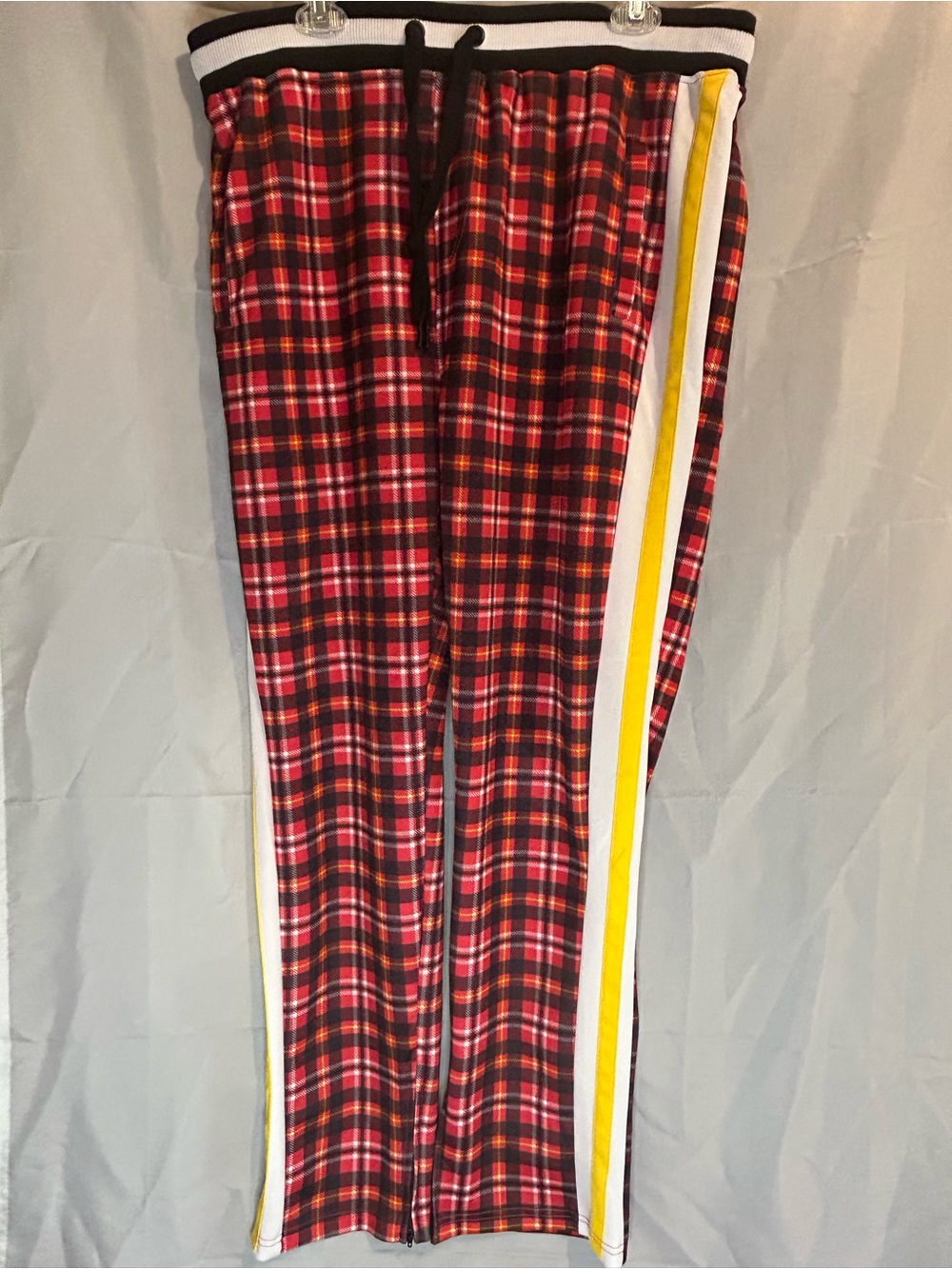 Men’s Screenshot Jogger Sweatpants with Yellow Side Stripe